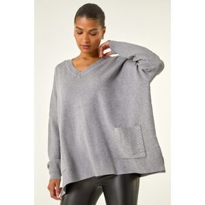 Roman Hotfix Pocket Knit Jumper one size female Roman Hotfix Pocket Knit Jumper one size female