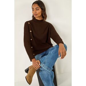 Roman Side Buttoned Knit Jumper 12 female Roman Side Buttoned Knit Jumper 12 female