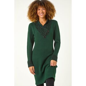 Roman Overlap V-Neck Knit Dress 18 female Roman Overlap V-Neck Knit Dress 18 female