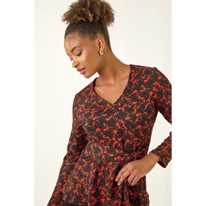 Roman Textured Crepe Tie Waist Top 18 female Roman Textured Crepe Tie Waist Top 18 female