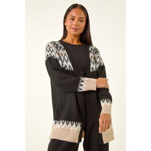 Roman Petite Fairisle Knit Cardigan 8 female Roman Petite Fairisle Knit Cardigan 8 female