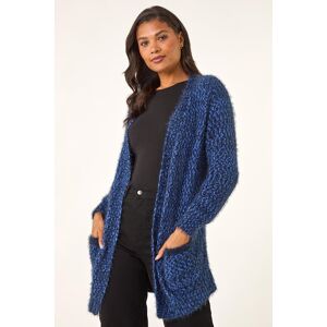 Roman Fluffy Longline Knit Cardigan 18 female Roman Fluffy Longline Knit Cardigan 18 female