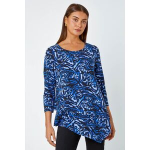 Roman Animal Asymmetric Layer Stretch Top 14 female Roman Animal Asymmetric Layer Stretch Top 14 female