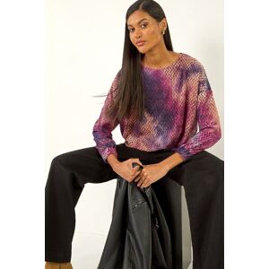Roman Textured Burnout Print Top 16 female Roman Textured Burnout Print Top 16 female