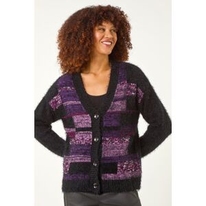 Roman Colour Block Fluffy Knit Jumper 12 female Roman Colour Block Fluffy Knit Jumper 12 female