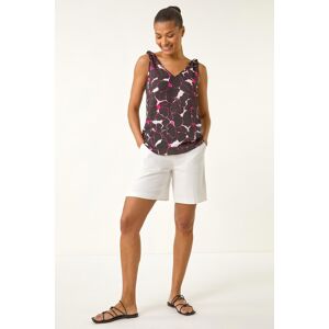 Roman Floral Spot Print Vest Top 10 female Roman Floral Spot Print Vest Top 10 female