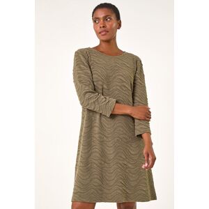 Roman Wave Textured Stretch A-Line Dress 14 female Roman Wave Textured Stretch A-Line Dress 14 female
