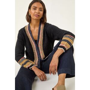 Roman Cross Stitch Detail Knit Cardigan 20 female Roman Cross Stitch Detail Knit Cardigan 20 female