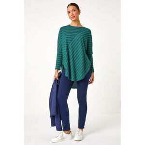 Roman Contrast Stripe Stretch Jersey Top 10 female Roman Contrast Stripe Stretch Jersey Top 10 female