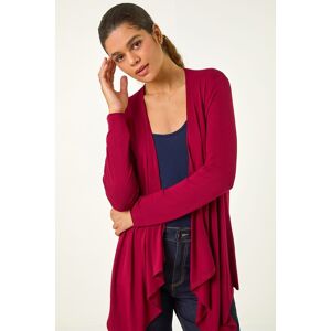 Roman Waterfall Front Jersey Knit Cardigan 18 female Roman Waterfall Front Jersey Knit Cardigan 18 female
