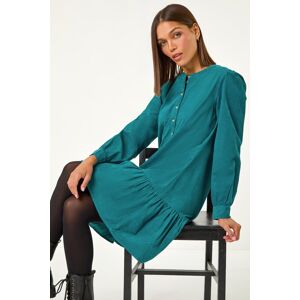 Roman Corduroy Button Detail A-Line Dress 16 female Roman Corduroy Button Detail A-Line Dress 16 female