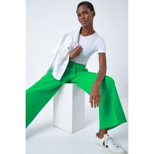 Roman Wide Leg Elastic Waist Tie Front Trouser 10 female Roman Wide Leg Elastic Waist Tie Front Trouser 10 female