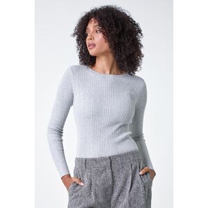 Roman Soft Ribbed Stretch Knit Jumper 18 female Roman Soft Ribbed Stretch Knit Jumper 18 female