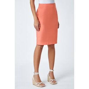 Roman Pull On Stretch Elastic Waist Pencil Skirt 16 female Roman Pull On Stretch Elastic Waist Pencil Skirt 16 female