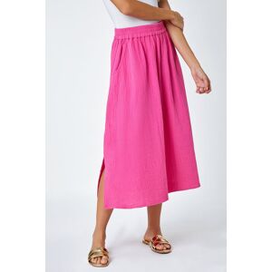 Roman Textured Cotton Elastic Waist A Line Maxi Skirt 20 female Roman Textured Cotton Elastic Waist A Line Maxi Skirt 20 female