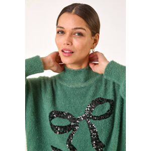 Roman Festive Sequin Bow Knit Jumper 14 female Roman Festive Sequin Bow Knit Jumper 14 female
