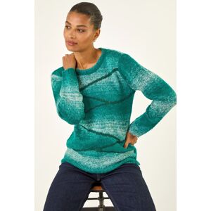 Roman Colour Block Knit Jumper 14 female Roman Colour Block Knit Jumper 14 female
