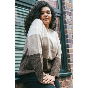 Roman Curve Ombre Stripe Knit Jumper 30-32 female Roman Curve Ombre Stripe Knit Jumper 30-32 female