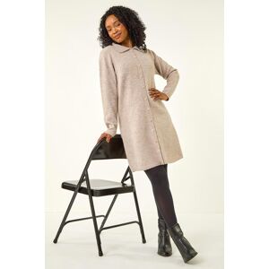 Roman Petite Collared Knit Shift Dress 18 female Roman Petite Collared Knit Shift Dress 18 female