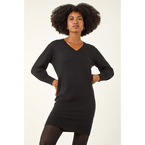 Roman Longline Knitted Jumper Dress 10 female Roman Longline Knitted Jumper Dress 10 female