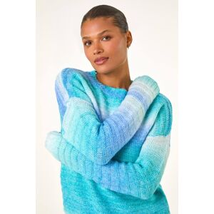 Roman Spacedye Stripe Crew Neck Jumper 18 female Roman Spacedye Stripe Crew Neck Jumper 18 female