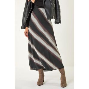 Roman Abstract Print A-line Midi Skirt 20 female Roman Abstract Print A-line Midi Skirt 20 female