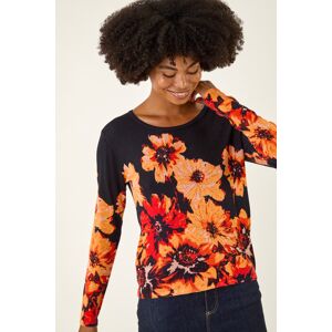 Roman Hotfix Floral Print Knit Jumper 14 female Roman Hotfix Floral Print Knit Jumper 14 female