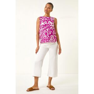 Roman Aztec Print Buttoned Back Vest Top 10 female Roman Aztec Print Buttoned Back Vest Top 10 female