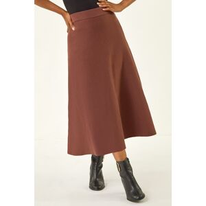 Roman Petite Stretch Knitted Midi Skirt 8 female Roman Petite Stretch Knitted Midi Skirt 8 female