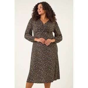 Roman Curve Spot Twist Stretch Dress 30-32 female Roman Curve Spot Twist Stretch Dress 30-32 female
