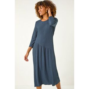 Roman Textured A-Line Stretch Midi Dress 16 female Roman Textured A-Line Stretch Midi Dress 16 female