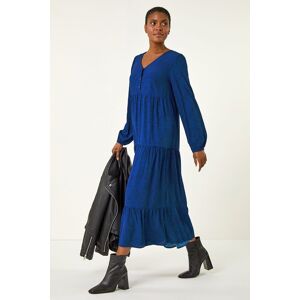 Roman Spot Button Detail Smock Midi Dress 10 female Roman Spot Button Detail Smock Midi Dress 10 female