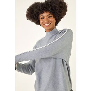 Roman Hotfix Blanket Stitch Knit Jumper one size female Roman Hotfix Blanket Stitch Knit Jumper one size female