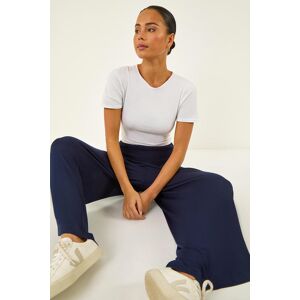 Roman Petite Shirred Wide Leg Stretch Trouser 14 female Roman Petite Shirred Wide Leg Stretch Trouser 14 female