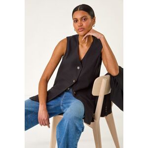 Roman Longline Button Waistcoat Jacket 12 female Roman Longline Button Waistcoat Jacket 12 female