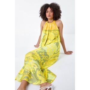 Roman Abstract Print Pocket Trapeze Dress 12 female Roman Abstract Print Pocket Trapeze Dress 12 female