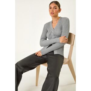 Roman Cable Split Detail Rib Jumper 16 female Roman Cable Split Detail Rib Jumper 16 female