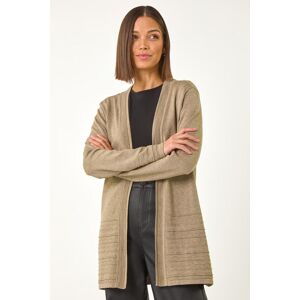 Roman Stitch Detail Hem Knit Cardigan 20 female Roman Stitch Detail Hem Knit Cardigan 20 female