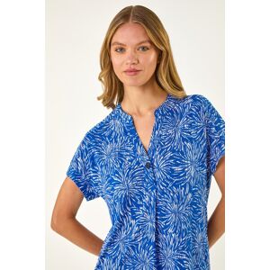 Roman Abstract Print V-Neck Stretch Top 20 female Roman Abstract Print V-Neck Stretch Top 20 female