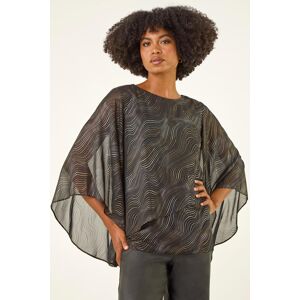 Roman Wavy Spot Foil Overlay Top 16 female Roman Wavy Spot Foil Overlay Top 16 female