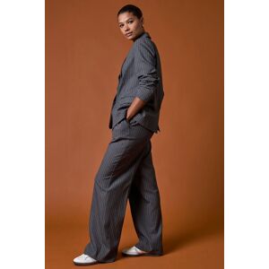 Roman Stripe Wide Leg Pocket Trouser 14 female Roman Stripe Wide Leg Pocket Trouser 14 female