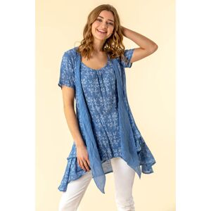 Roman Floral Print Crinkle Tunic Top 10 female Roman Floral Print Crinkle Tunic Top 10 female