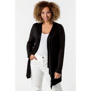 Roman Curve Waterfall Front Jersey Cardigan 16 female Roman Curve Waterfall Front Jersey Cardigan 16 female