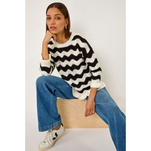 Roman Wave Stitch Hem Knit Jumper 20 female Roman Wave Stitch Hem Knit Jumper 20 female
