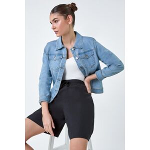 Roman Cotton Elastic Waist Tie Detail Pocket Shorts 18 female Roman Cotton Elastic Waist Tie Detail Pocket Shorts 18 female