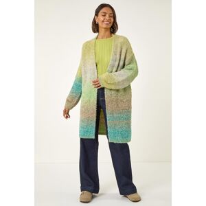 Roman Ombre Longline Knit Cardigan 18 female Roman Ombre Longline Knit Cardigan 18 female