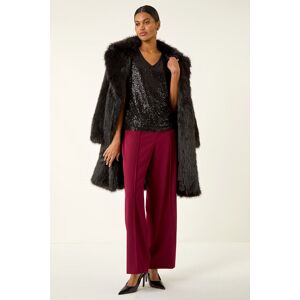 Roman Sequin V-Neck Stretch Top 20 female Roman Sequin V-Neck Stretch Top 20 female