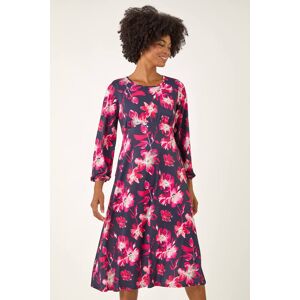 Roman Floral Fit & Flare Midi Dress 20 female Roman Floral Fit & Flare Midi Dress 20 female