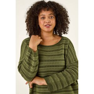 Roman Curve Crochet Stripe Knit 30-32 female Roman Curve Crochet Stripe Knit 30-32 female