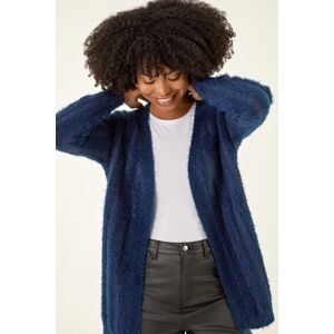 Roman Fluffy Textured Knit Longline Cardigan 18 female Roman Fluffy Textured Knit Longline Cardigan 18 female